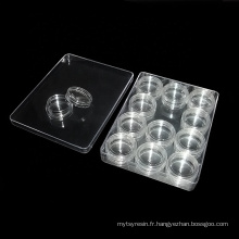 Factory Direct! 2G 3G 5G Jar transparent PS / 12 pc